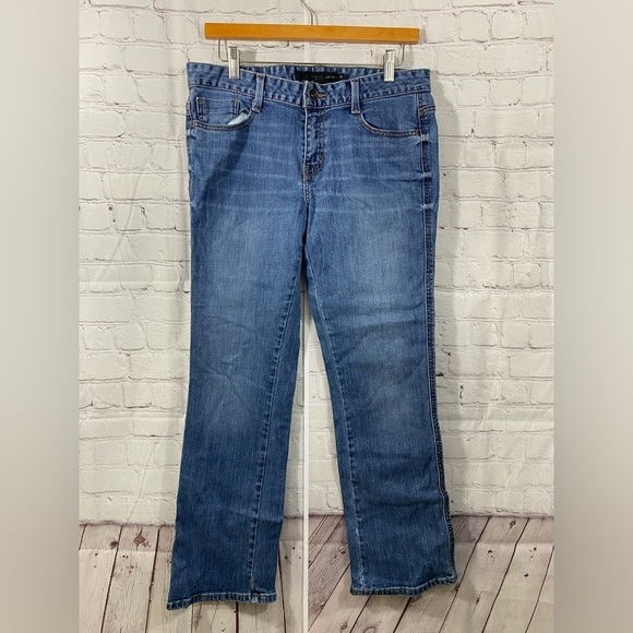 Calvin Klein Jeans Womens Size 29/8 Medium Wash Lean Boot 5 Pocket Jeans - Picture 1 of 4